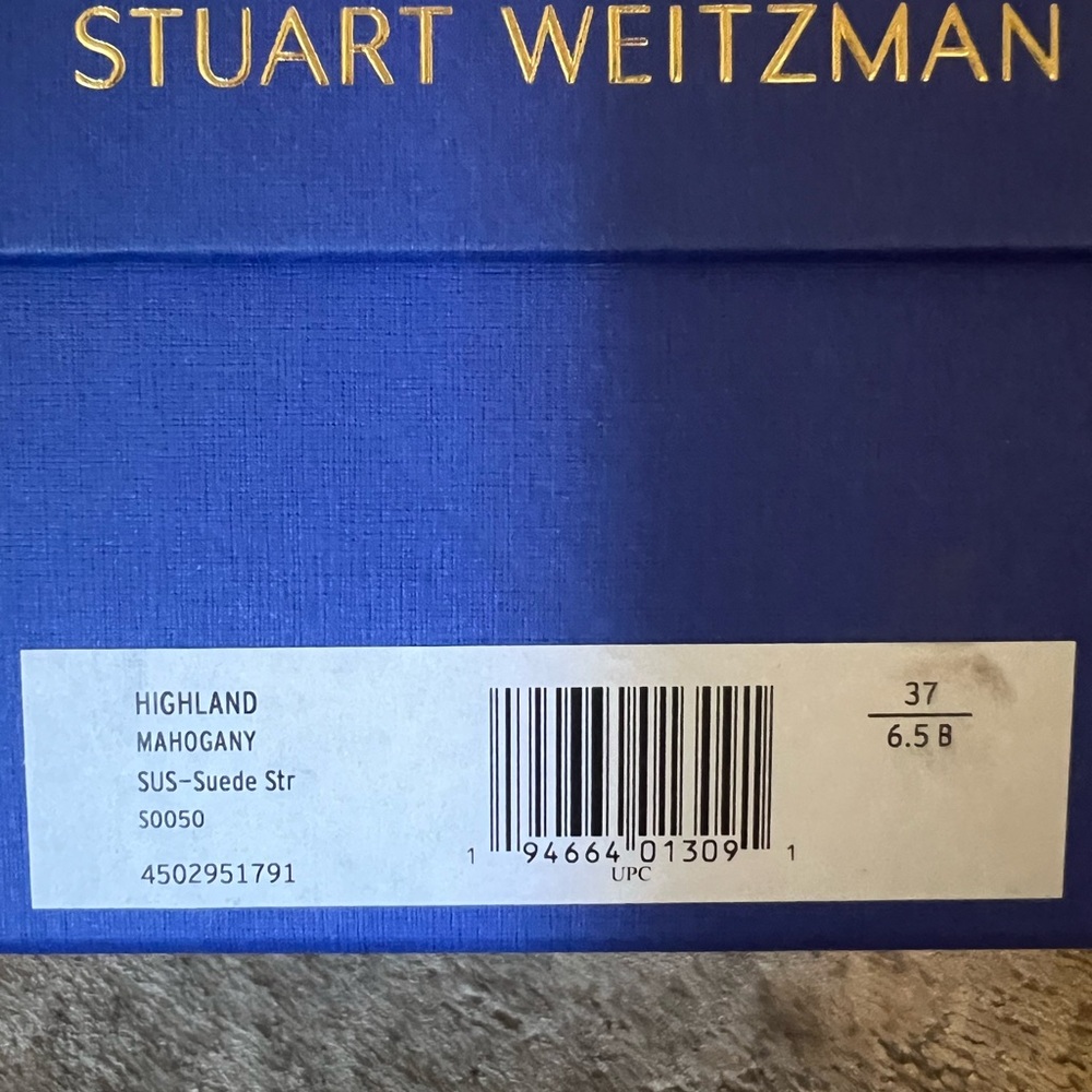 (Red) Stuart weitzman suede highland boots - Picture 11 of 11